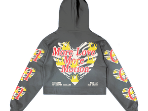 More Love More Motion Cropped Hoodie