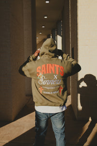 Saints x Sinners Hoodie- Olive