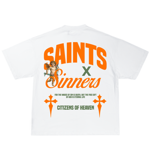 Saints x Sinners Tee- White